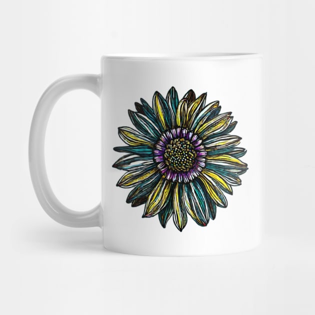 Colored Flower Drawing by PhotoSphere